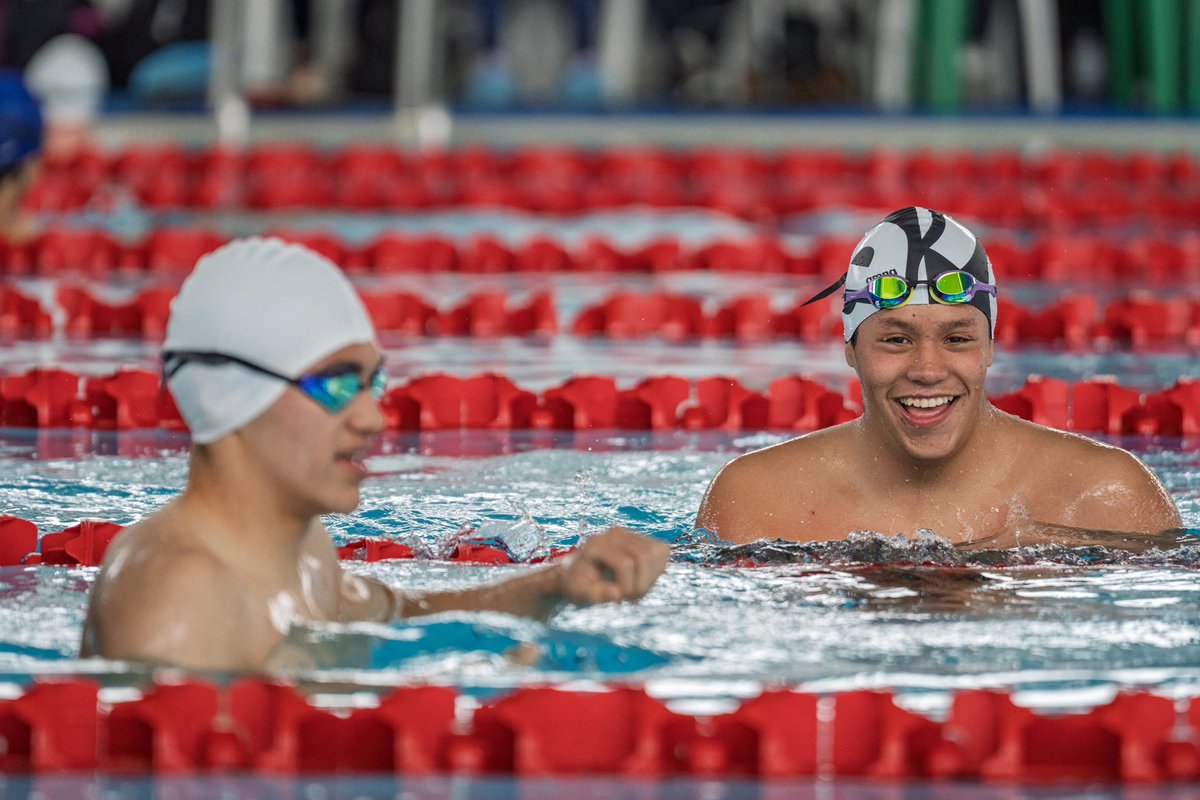 IDRD's tweet photo. ¡Pura inspiración y talento en el CEFE El Tunal! 🏊‍♂️✨ Con éxito se vivió la jornada de los Juegos Intercolegiados de Paranatación. Estos jóvenes deportistas demostraron que con disciplina y corazón no hay límites. ¡Orgullo de Bogotá! 🏅🇨🇴#Aquisipasa Bogotá, mi ciudad, mi casa. https://t.co/sB6Vv7mxUT