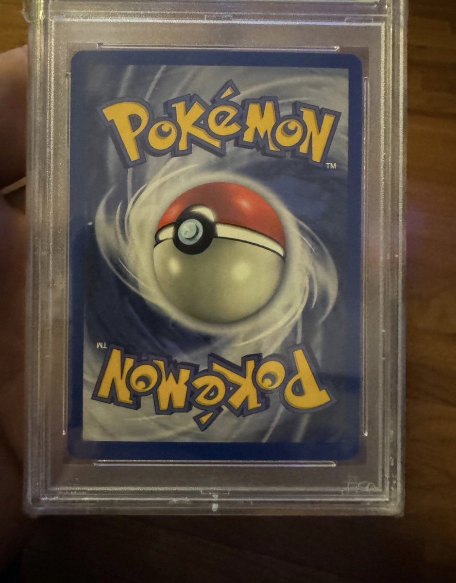 Ren_zilla's tweet photo. @TRocketsMimikyu Agree. It’s my 2nd Favorite Zard! My hear t is very loyal to a card I pulled as a kid and then graded as an adult.  Still not sure why it only got a 4. But Blaine’s Charizard is my goat! https://t.co/cPvBi7Pxnp