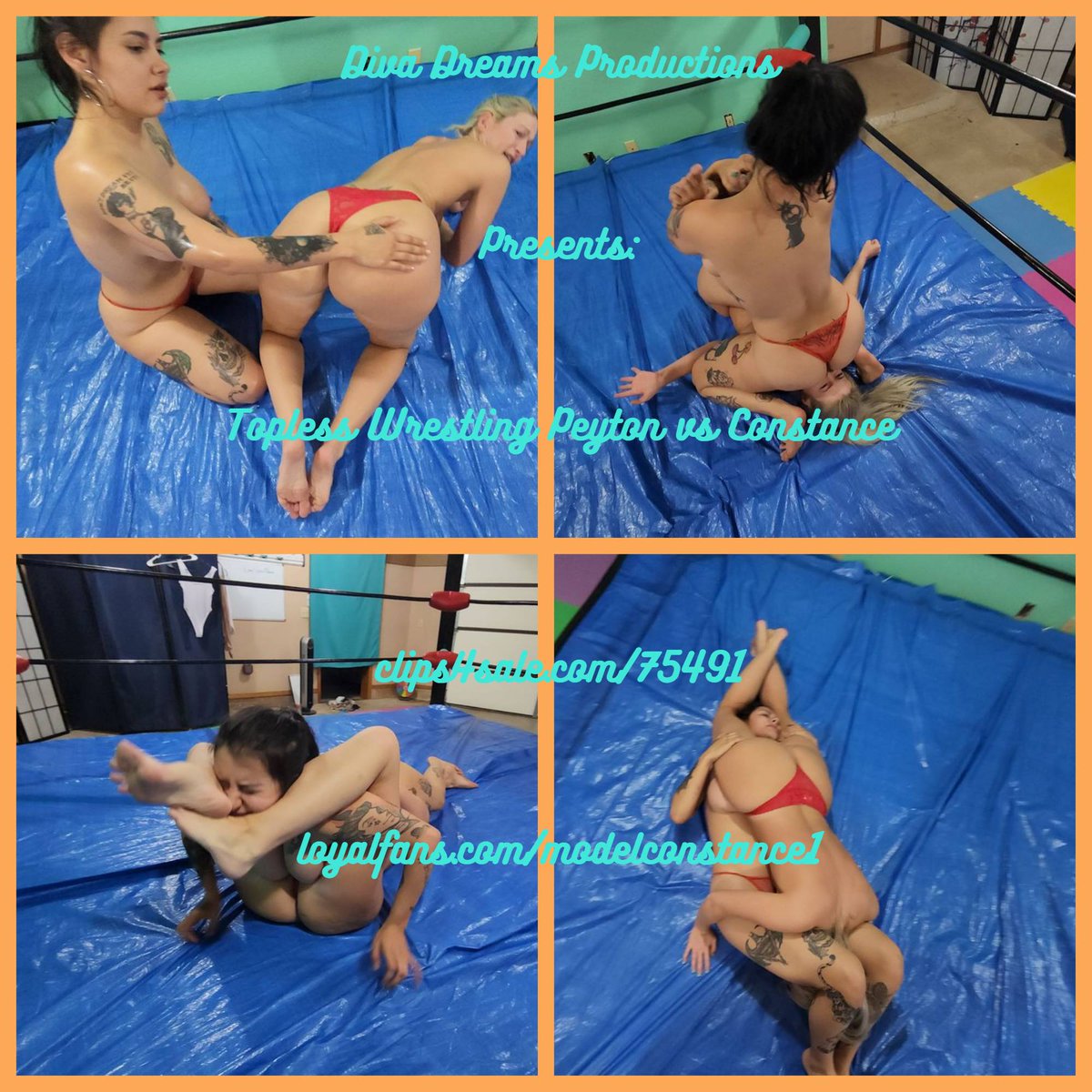 Constance_DDP's tweet photo. Topless Wrestling Peyton vs Constance

@thepeytonrhodes &amp; @modelconstance1 are in the DDP Wrestling ring for a #femalewrestling match #grappling #spanking @clips4sale

https://t.co/XNim6ZXhOQ https://t.co/kNUXAISxnQ