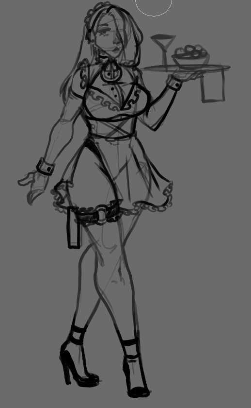 celestiallysin's tweet photo. Charlie's new outfit! i feel like it looks more like a maid theme https://t.co/7f0lWEuHkM