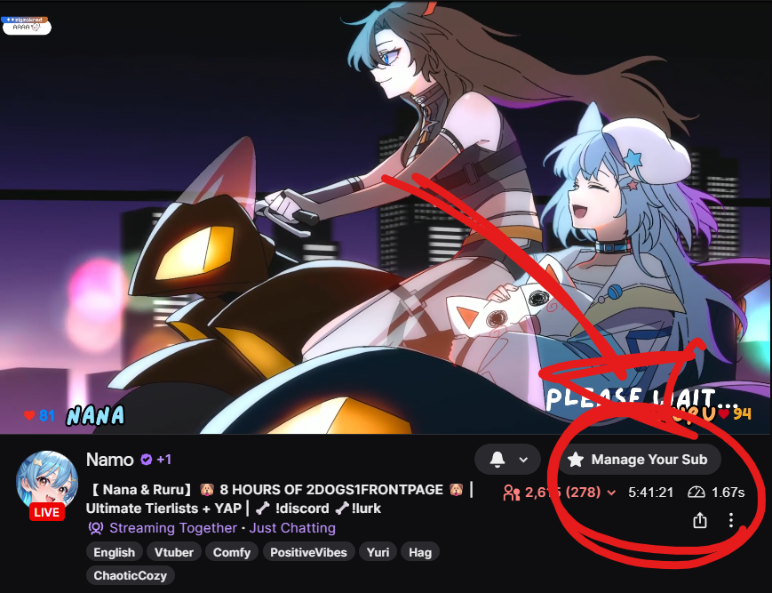 BebberClips's tweet photo. Can't believe @NanaruruVT have been on their starting soon screen for 6 HOURS... do they even know they're live?? https://t.co/K0ldNEcaof