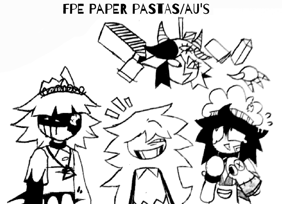 SantG2009's tweet photo. A little doodle of all the things i did... because yes.

#FPE #FundamentalPaperEducation #KAATIEVERSE #fpeau #bfdi https://t.co/ZPJ6EM58ZU