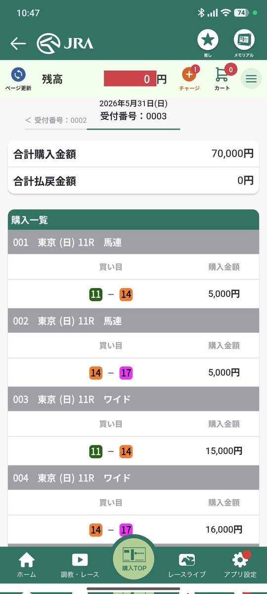 ALOGODEER's tweet photo. 日本ダービー

◎14ゴーイントゥスカイ
武豊先生おねがいします
津村ジョッキーも大丈夫とゆうことで安心しました
がんばってください！！！

#日本ダービー
#競馬
#武豊
#津村 https://t.co/O43mDT04zz