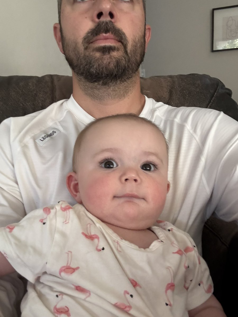 JDBDubs's tweet photo. Watching game 7 #OKCvsSA with my bambina!
Go SPURS! https://t.co/oWp8FUKR9c