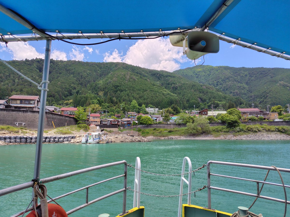Anpan_denA's tweet photo. 昨日乗った井川湖の渡船が楽しすぎた https://t.co/DZdi1cv6Nb
