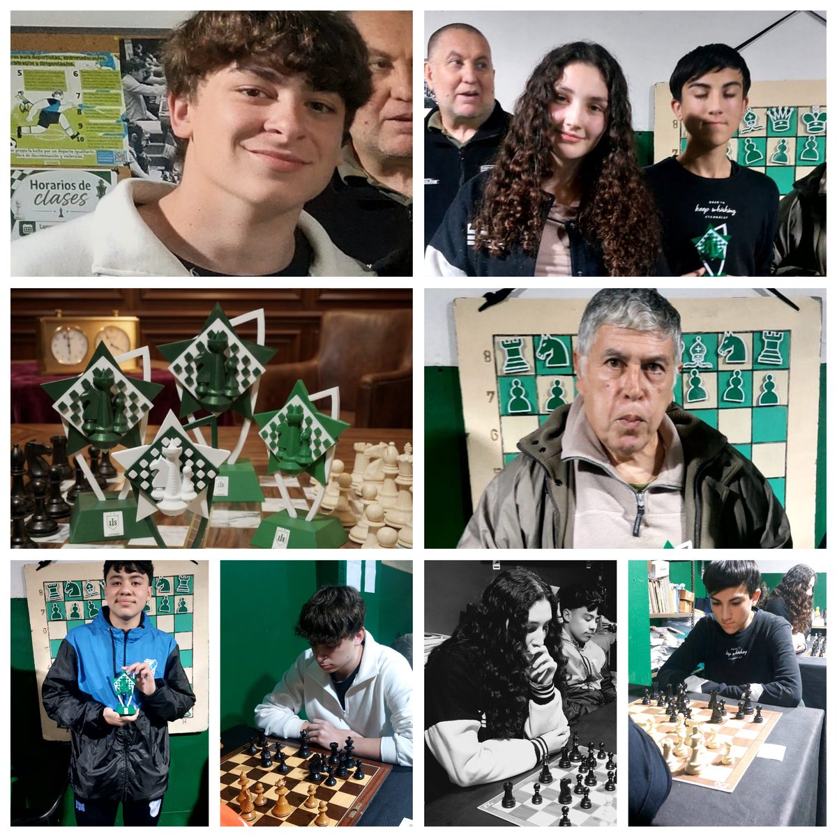 ajedrezbanfield's tweet photo. Torneo Blitz en el CAB: 1ros Maty Pouso Dailoff y Mica Montiel Marin 5/6. del CAB, 3ro Juan Cruz Díaz 4.5 del CAT. Mejor Senior Roberto Lo Presti 4/6 CAB, mejor sub18 Germán Prost 3.5/6. https://t.co/r15o3I9Df8