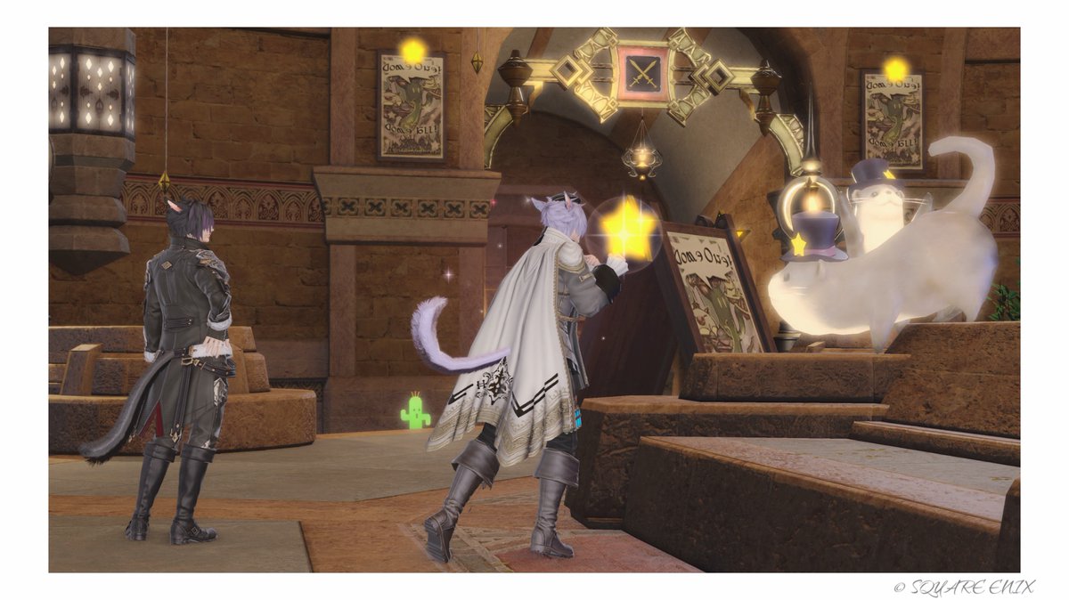 LyleNil_FF14's tweet photo. 『ウソウソ…！！！✨✨』

「(尻尾………)」 https://t.co/sHzmmderkV