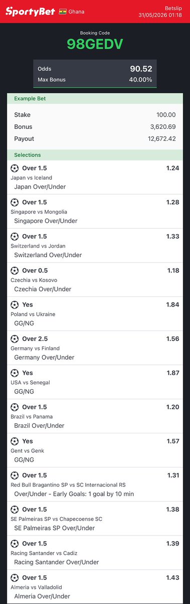 Boomluck1zz's tweet photo. 100 odds https://t.co/BbKQds70xh