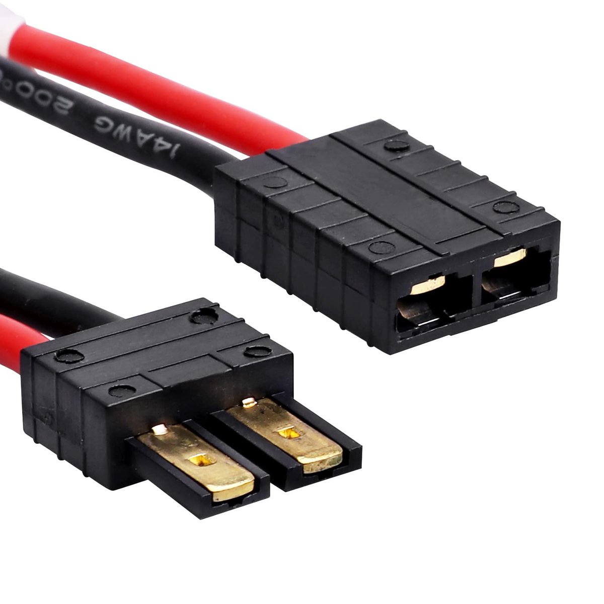 Skitzotech's tweet photo. @OfficialPCMR ima make some RC guys cranky here... but I'd go with the Traxxas connector over the XT90.

I have melted 2 XT90s and have NEVER melted a Traxxas connector.

(has someone out there melted some... probably. but under my 3s lipo, 90mph speed runs. I've melted 2 xt90s and 0 TRX) https://t.co/DGfnopqeZM