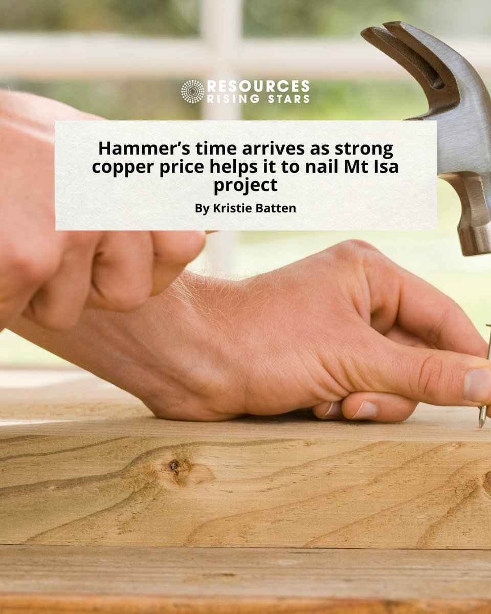 ReadCorporate's tweet photo. The stars align for @HammerMetals as strong copper prices provide the perfect tool to lock in the Mt Isa project.  

https://t.co/ALwCpYdnZV

.@Kristiebatten #Weeklywrap https://t.co/lwms52oRrn