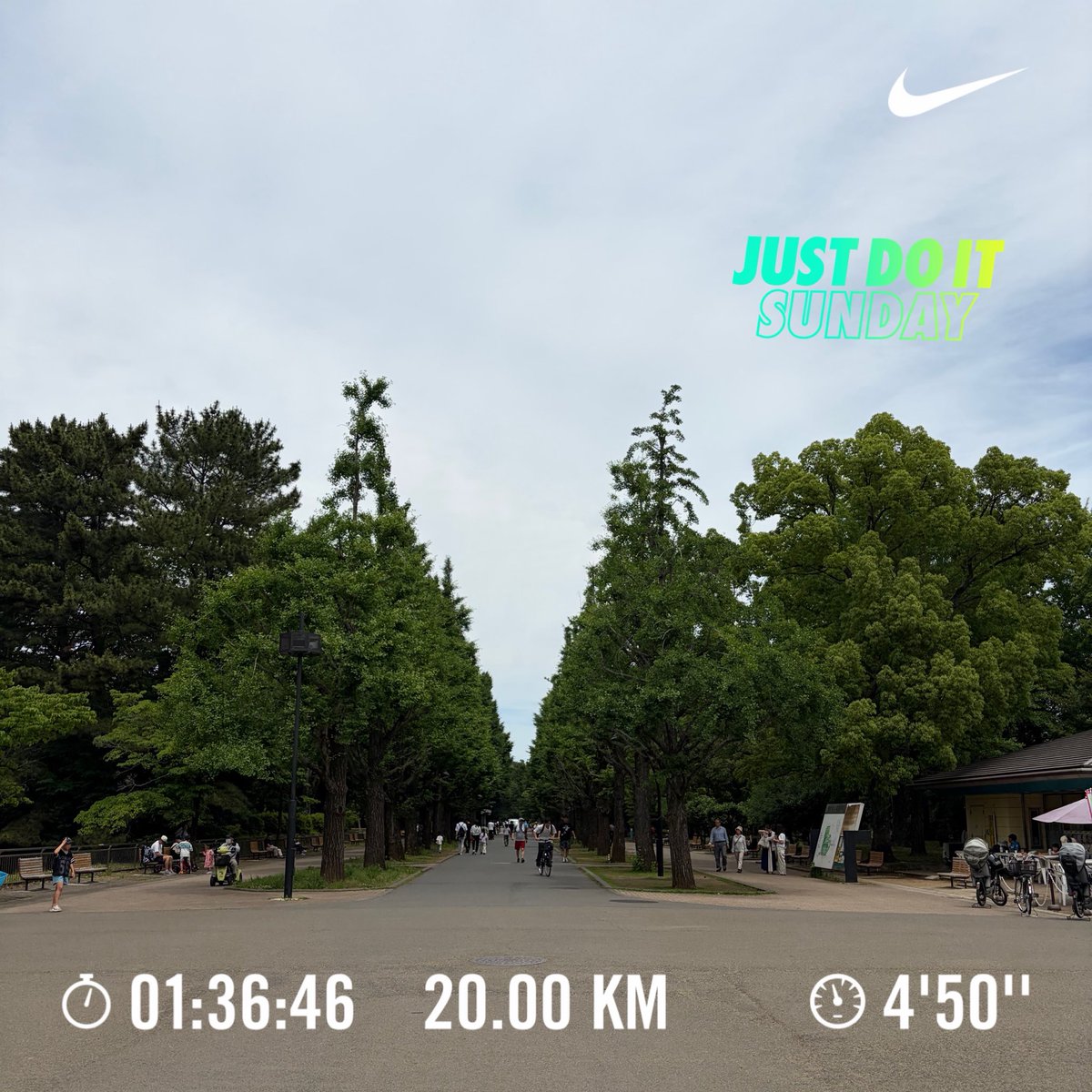haroki18's tweet photo. 朝ラン20km🏃‍➡️👟💨
@4'50"
今月は100km以上走れた☺️ https://t.co/VeJYiW73KT