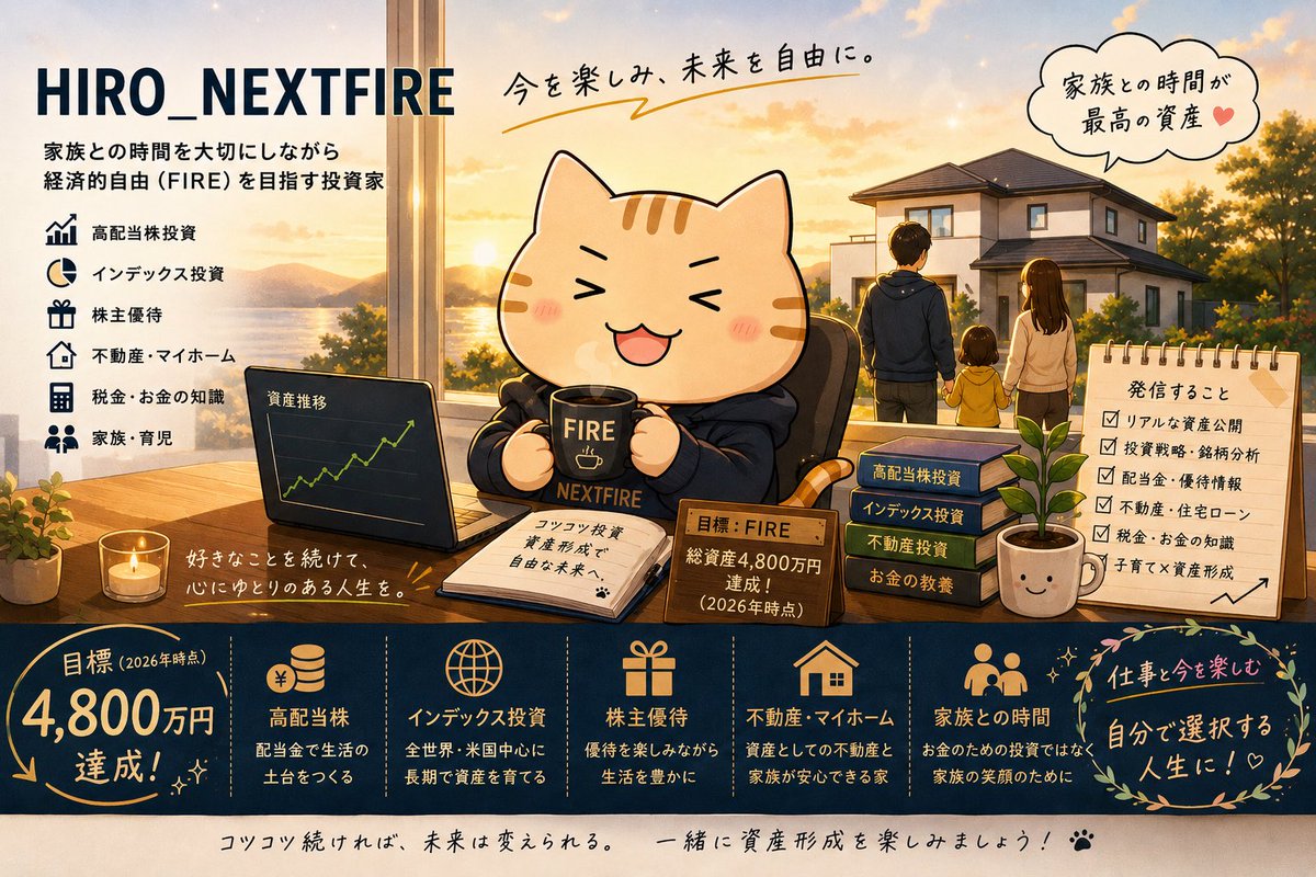 HIRO🐈🐾社畜投資家 tweet media