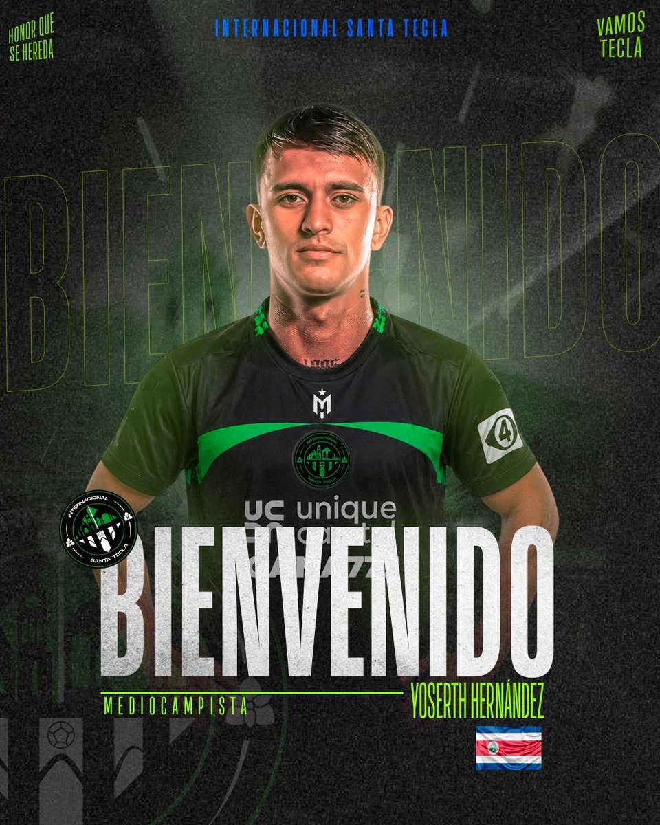 Rodri_velis's tweet photo. 🚨🔥 TAL Y COMO LO ADELANTAMOS… 🟢⚫️
Yoserth Hernández Loría es nuevo jugador de INTER FA. ✍️⚽️
El mediocampista llega para reforzar al conjunto tecleño y será una de las principales referencias del equipo en la zona medular de cara a la próxima temporada. 👀🔥
#INTERFA #YoserthHernández #LMF #MercadoDeFichajes #FútbolSalvadoreño #Ficha