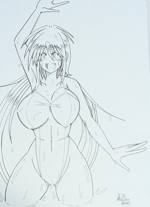 五月最終日、さっちんを描きながら過ごしています。 