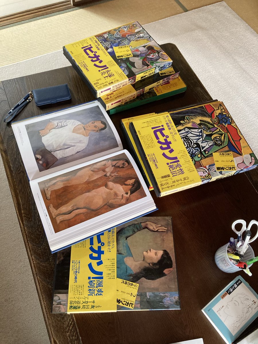 私の蔵書】 ピカソ全集 全8巻 講談社1981年 数年前、上京の際、講談社