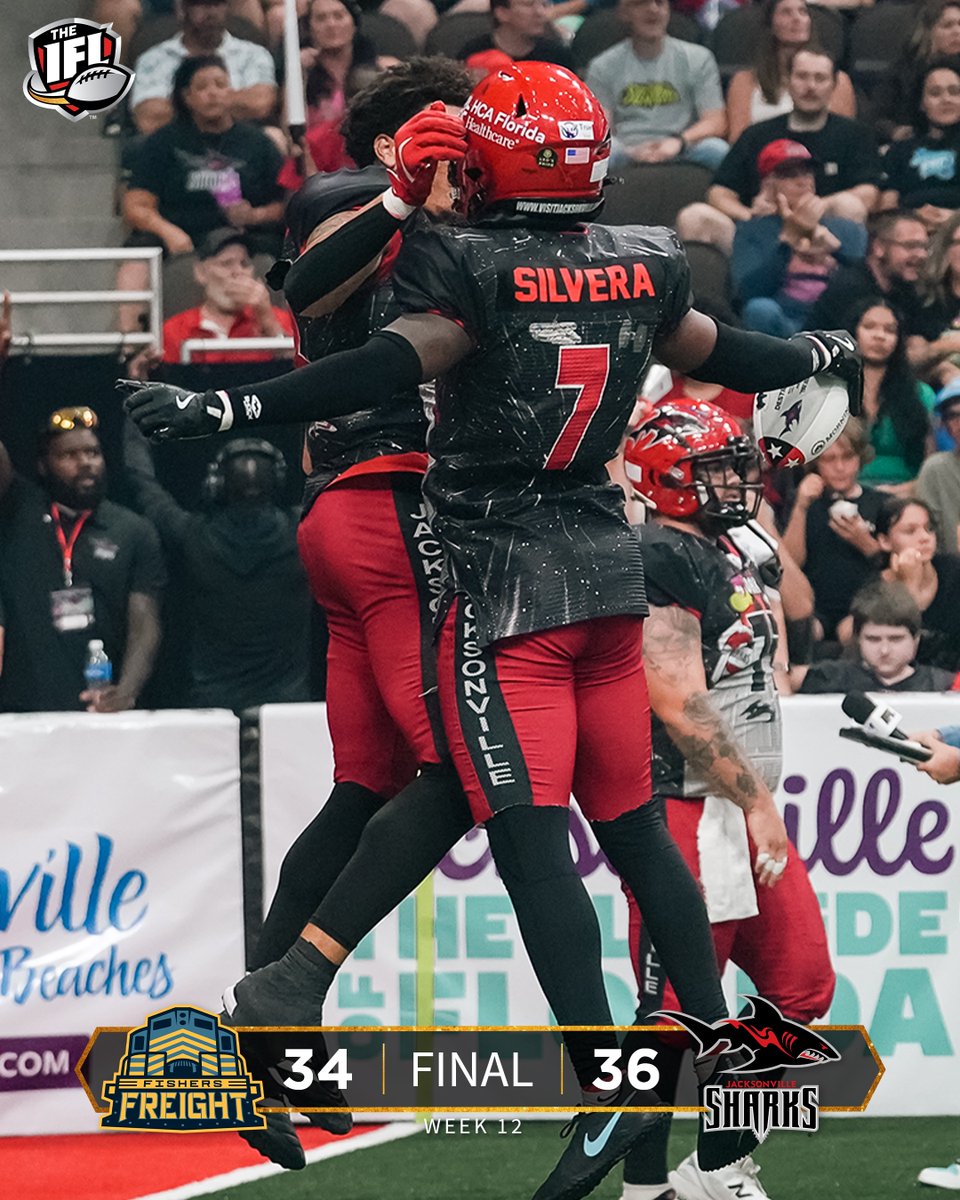 IndoorFL's tweet photo. .@jaxsharks deliver in crunch time to win their 7th straight game! 🦈

@YahooSports https://t.co/mCy62hN15d