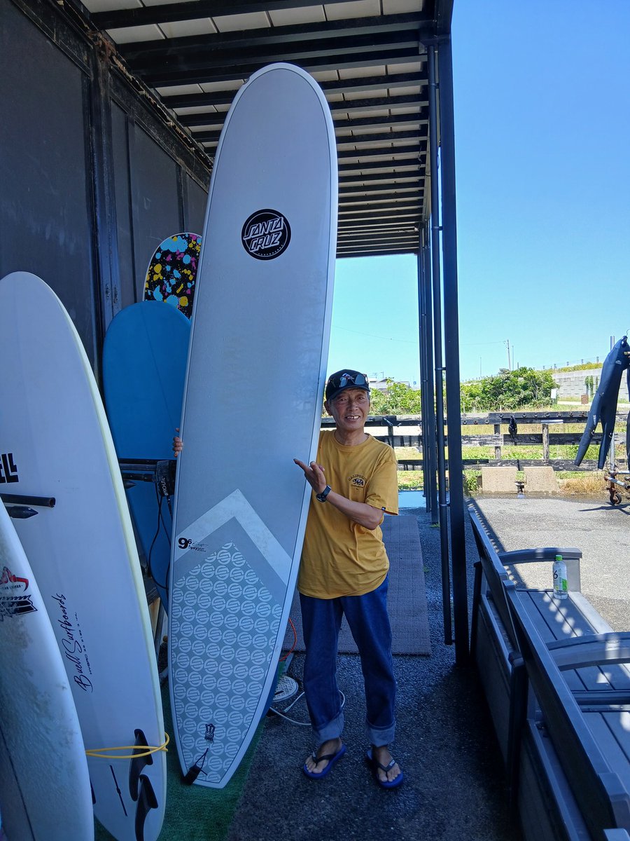 TaroJhon's tweet photo. ロングボード☀️🌊🏂9.6フィート。 https://t.co/8jk8CJ5Jx3