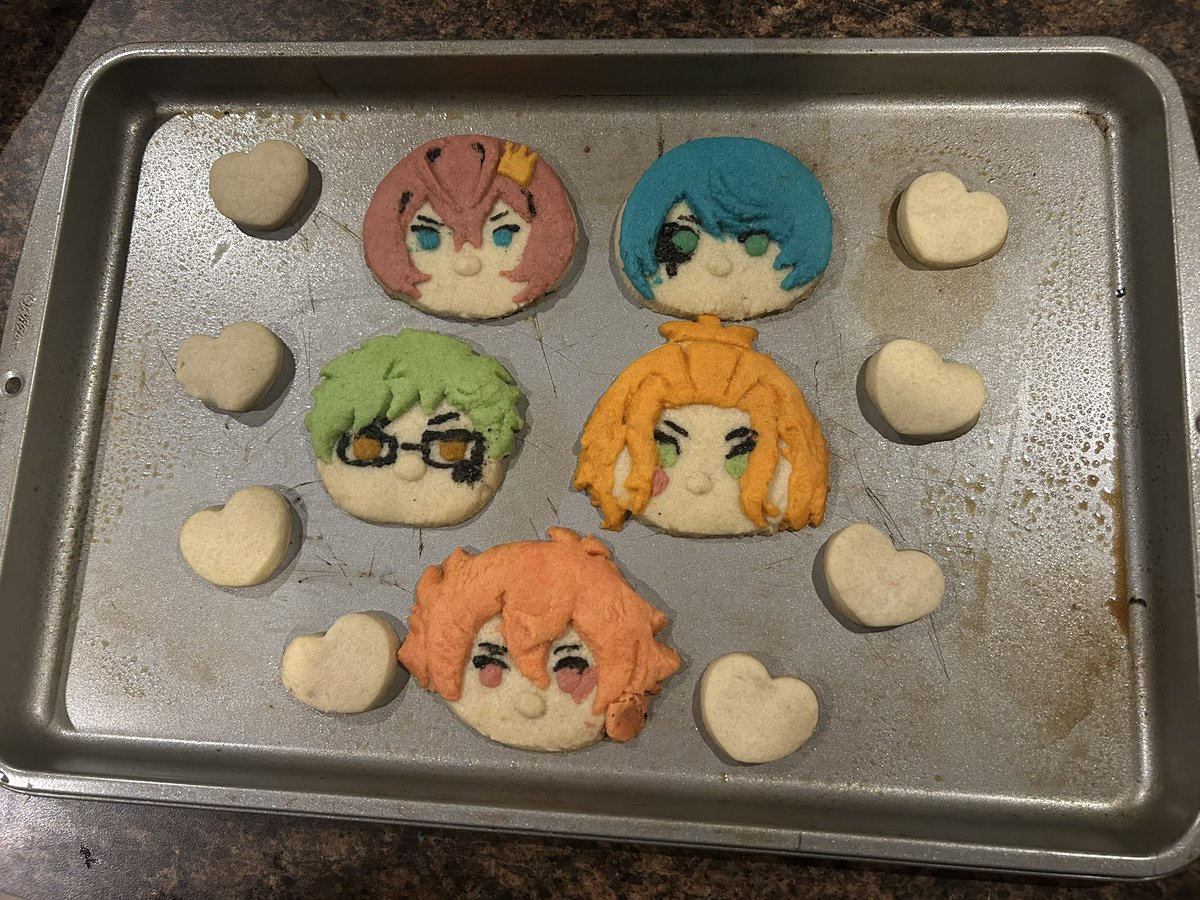 sylosine's tweet photo. heartslabyul cookie attempt no.1 #twst #twstfanart #heartslabyul https://t.co/bMegZQQMUo
