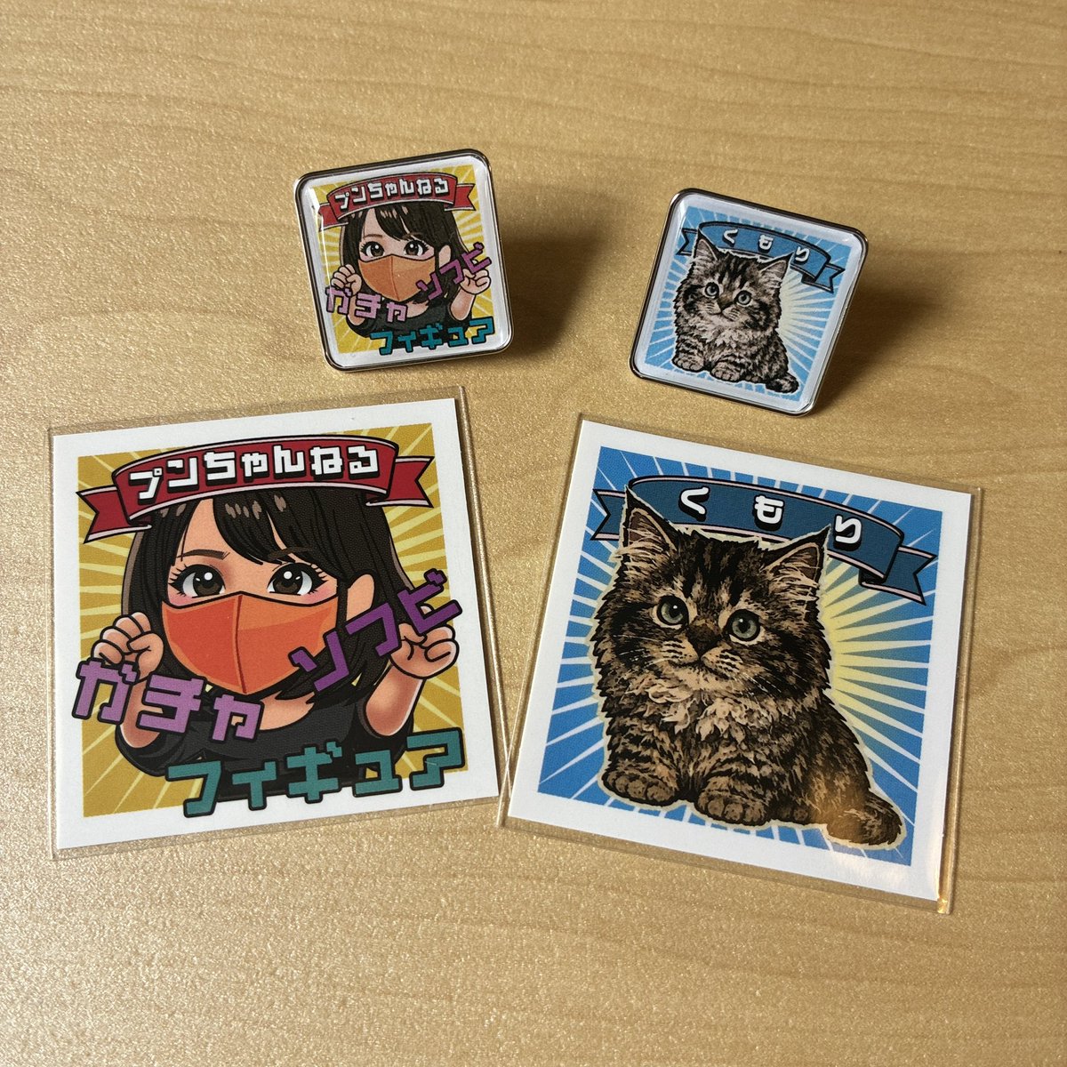 夜な夜な作ったピンバッジできました🙌 よろしくお願いします！！！