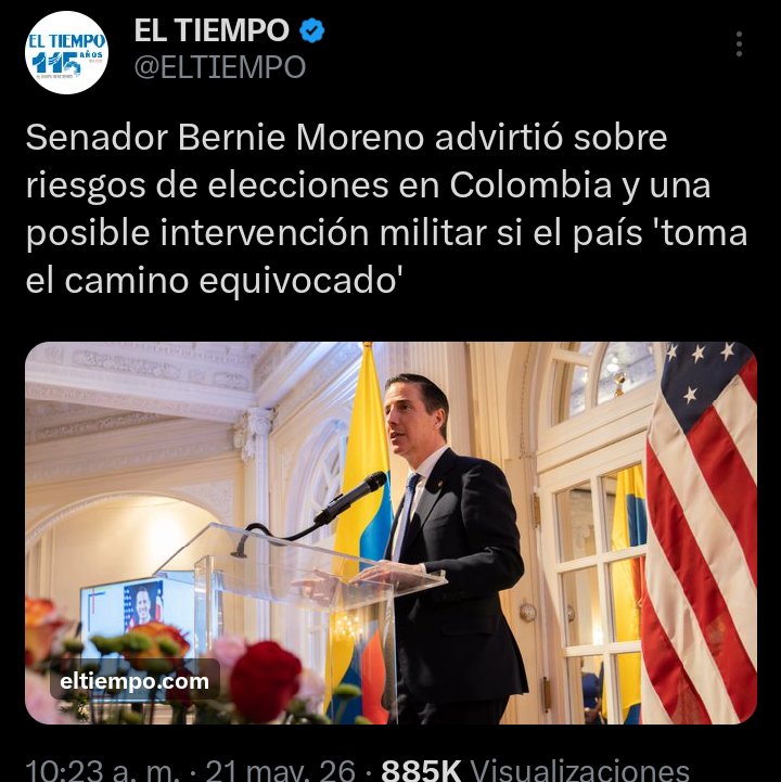 doblevaltsan's tweet photo. Sres @ELTIEMPO recuerdenle a la basura de @berniemoreno  que si la cagamos en las votaciones nosotros somos capaces de luchar por remediar la situación, no necesitamos intervención ni ayuda de nadie #IvanCepedaPresidenteEnPrimera
#MañanaGanamosConIvan
#IvanCepedaPresidente2026 https://t.co/TV24IzTHgo