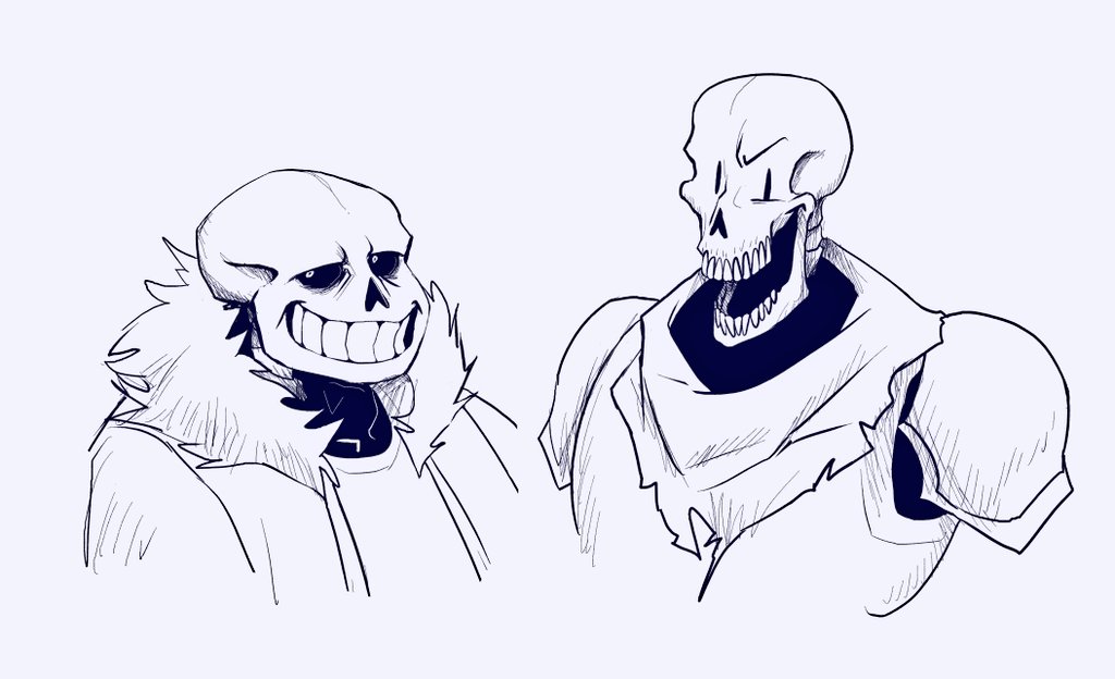 cursedoutlander's tweet photo. I haven't drawn them in forever #undertale https://t.co/ZBkBhJYklS