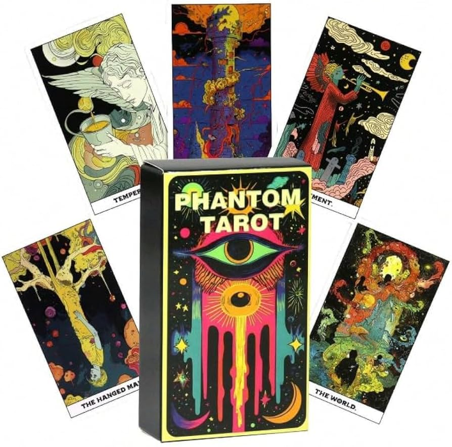 JadeUrya's tweet photo. @TiwCozz eu tenho um tarot fantasma, especificamente esse aqui (eu to com muita preguiça de levantar e tirar foto) https://t.co/tDv3GM7lMI