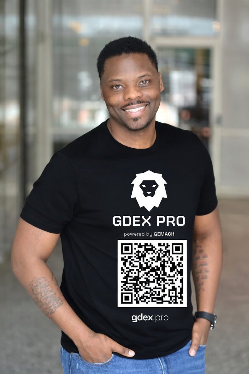 cotlage's tweet photo. 1/
walking billboard mode: activated 🦁

black tee. live QR code. straight to https://t.co/2vWpsIl1ex

no ads. no influencer budget. just me. let me tell you what you’re scanning into 🧵

2/
GDEX PRO is a cross-chain DEX aggregator. one surface, every major chain — ETH, Solana, Base, Arbitrum, BSC.

stop bridging blind. stop hopping between 6 tabs. trade where the liquidity actually is.

3/
perps. HIP-3 assets. outcome markets. all in one clean interface.

we didn’t bolt features on. we built the surface to make onchain trading actually feel good to use.

4/
the part nobody else is doing: we ship from real feedback. screen recordings → tickets → fixes. fast.

you find the friction, we kill it. that’s the whole loop.

5/
powered by Gemach. built by people who’ve been onchain since before it was a pitch deck.

scan the tee. trade on it. tell me what breaks 👀

https://t.co/2vWpsIl1ex