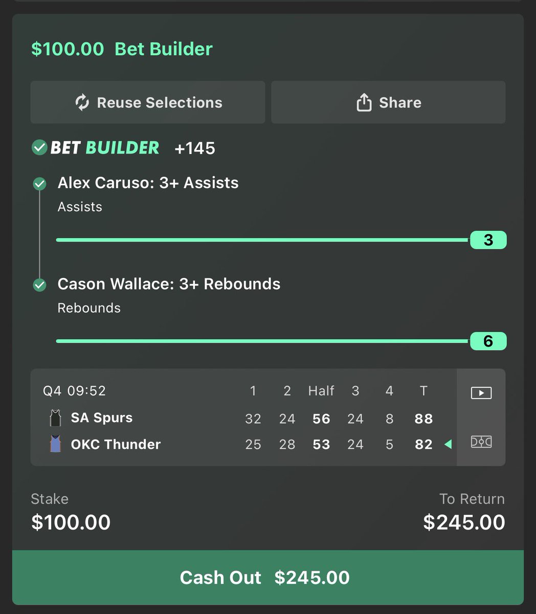 WinningPicksDR's tweet photo. FREE PLAY CASHES 💰✅

Caruso dimes + Wallace boards was too easy. Never in doubt.

Back with another winner for the timeline. 🔥 https://t.co/2bSxLH45fj
