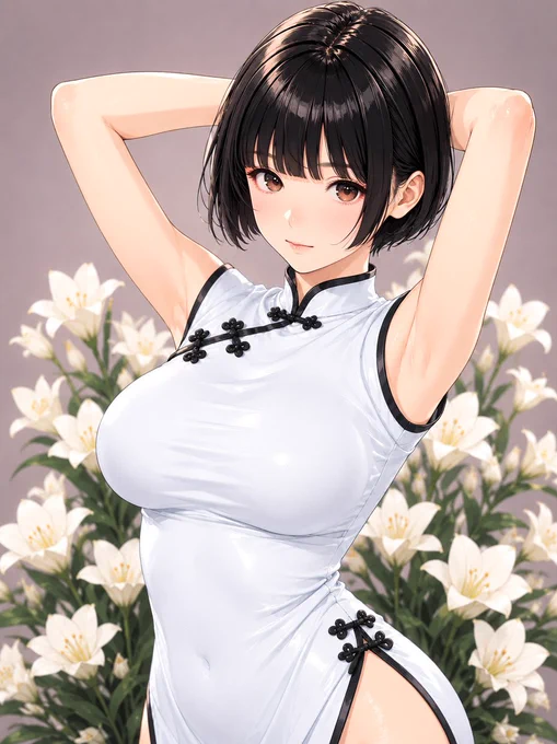 黒髪ボブ 清楚さとか媚びない感じとかうさみみさんのイラストとほとんど違いがなくなっちゃいました、すみません