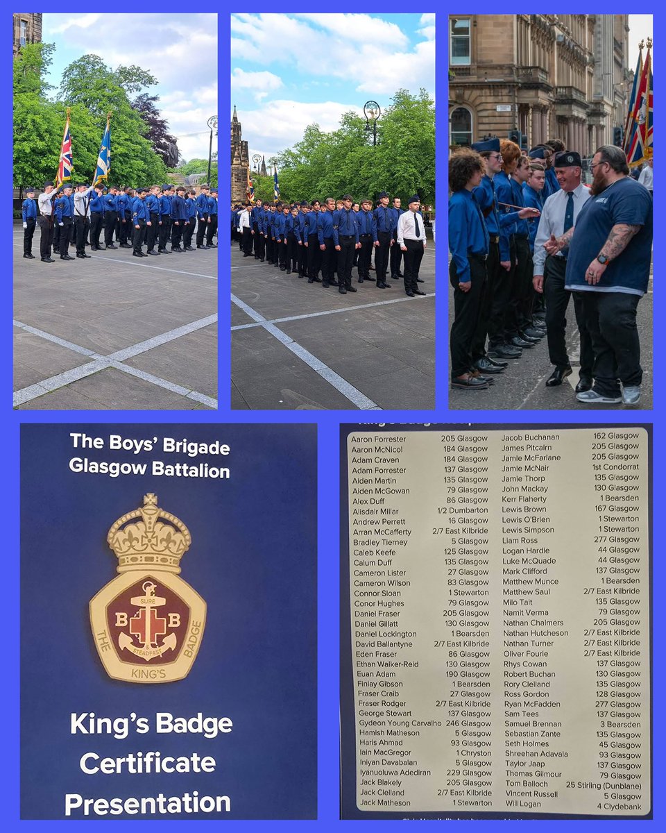 16thglasgowbb's tweet photo. Please see a selection of photos of Andrew’s time at the 16th Glasgow along with some quotes from boys, officers and his family for Andrew.

Congratulations Andrew, we are all proud of you

⚓️ 🇬🇧 🏴󠁧󠁢󠁳󠁣󠁴󠁿 ✝️ https://t.co/mKw7BP1J3A