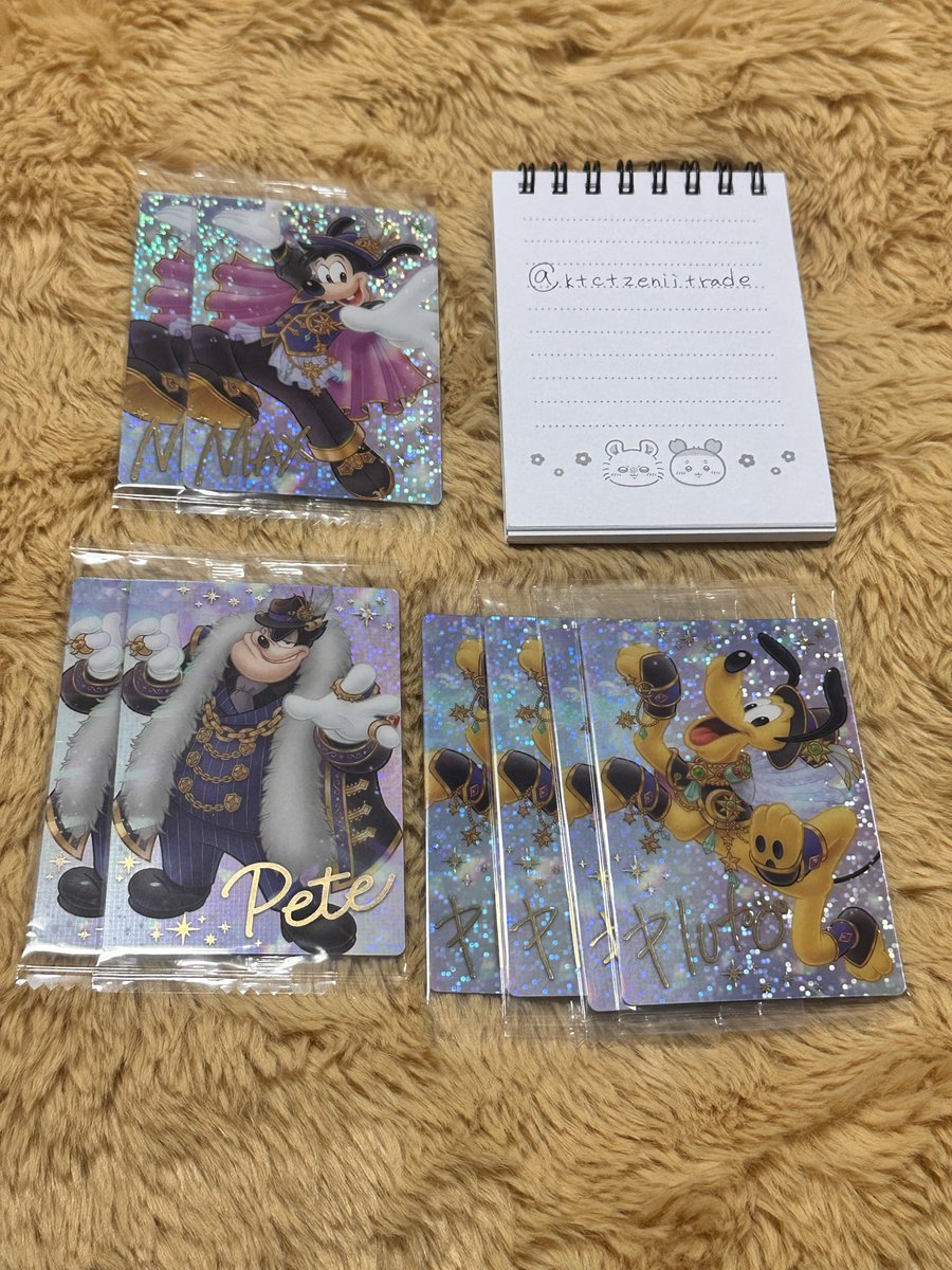 ktctzenitrade's tweet photo. ディズニーウエハース　交換　買取

譲　第1弾（画像①と②）第2弾（画像③と④）
求　①最優先　第２弾SPデイジーとSPマック②100円＋送料（支払い方法PayPayのみ）③オイスター

比率違い可能パターン
当方N複数:お相手様SP1枚
当方SP1枚:お相手様オイスター複数

よろしくお願いいたします！ https://t.co/bREygSEYbR
