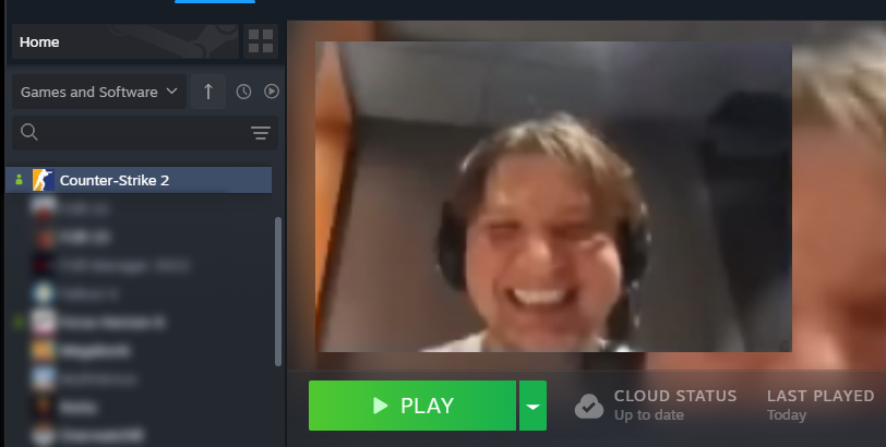 Haarry_CS's tweet photo. i changed my cs2 banner / logo to this and now i get the jumpscare of whimsy and joy when I click it https://t.co/ucNnpSsTYv