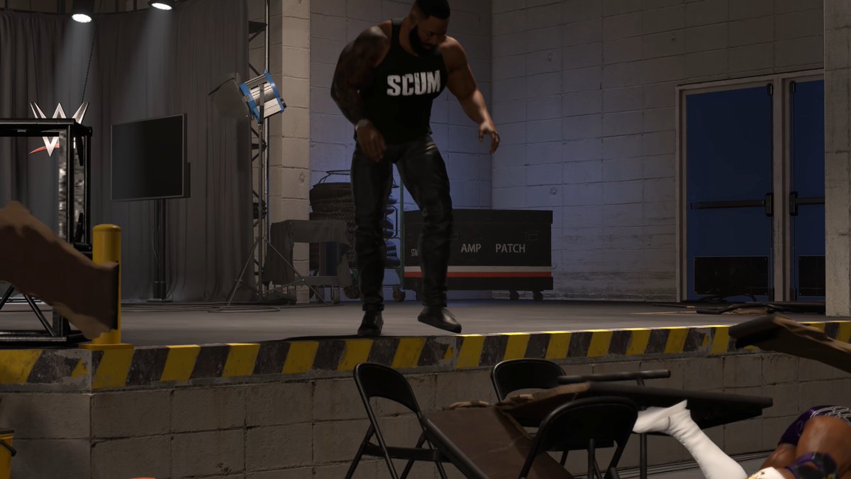 mpwf2013's tweet photo. Lemar Goldman may have just put himself in Jackson's good books once again by taking out Shane Carter! #WWE2K26 https://t.co/RT0yA1ZiVT