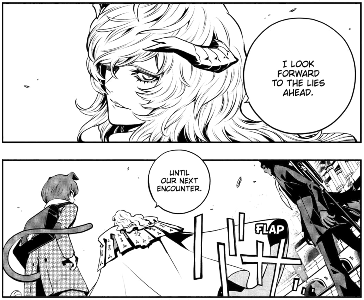 DailyCharadrius's tweet photo. (OFFICIAL MANGA PANEL)
Metaphor: ReFantazio Manga, Chapter 14 - Illustration by Yoichi Amano https://t.co/ZJMkPPToP0