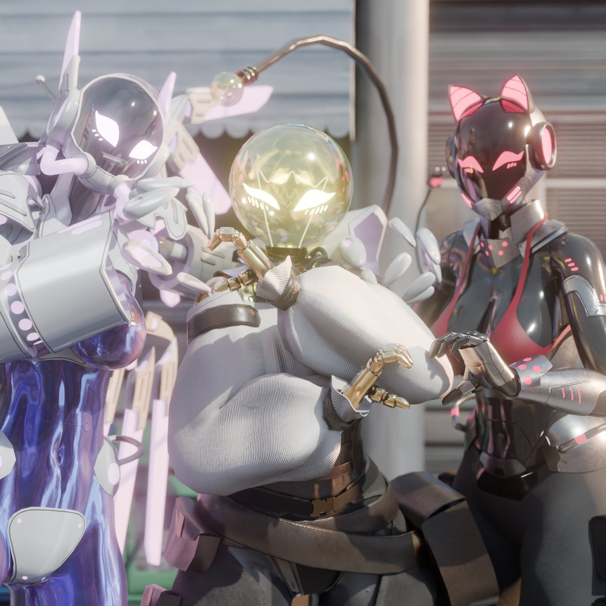 A_Chaotic_Melon's tweet photo. In all honesty I'm so bad with coming up with unique character designs, so thank you @Forge_Draws and @Psyk323 for allowing me to model your OC's, it's always a fun time bringing your 2D characters to 3D :) https://t.co/O0iGSLX5CN
