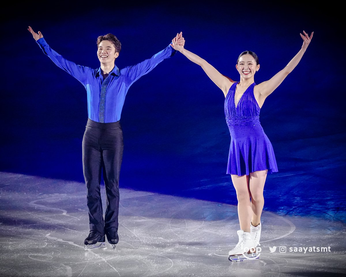 InTheLoPodcast's tweet photo. The perfect combination of two great skaters who have performed La La Land programs 😍 Kazuki Tomono and Yuna Aoki skate to the movie musical together at Fantasy on Ice 💙 https://t.co/g8EB3TmdlF