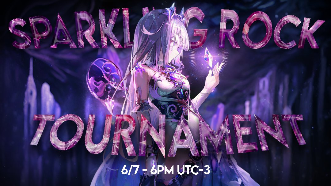 sud_idolshow's tweet photo. La actualización de Biboo esta a la vuelta de la esquina, y con ello anunciamos nuestro evento Sparkling Rock tournament, donde solamente se jugará con Bijou, unetenos!
Fecha: 7 de junio de 2026 18:00
Bracket: https://t.co/O8PuKETVik
Stream: https://t.co/wfoD1oMOwy https://t.co/Ahb8XXvLIe