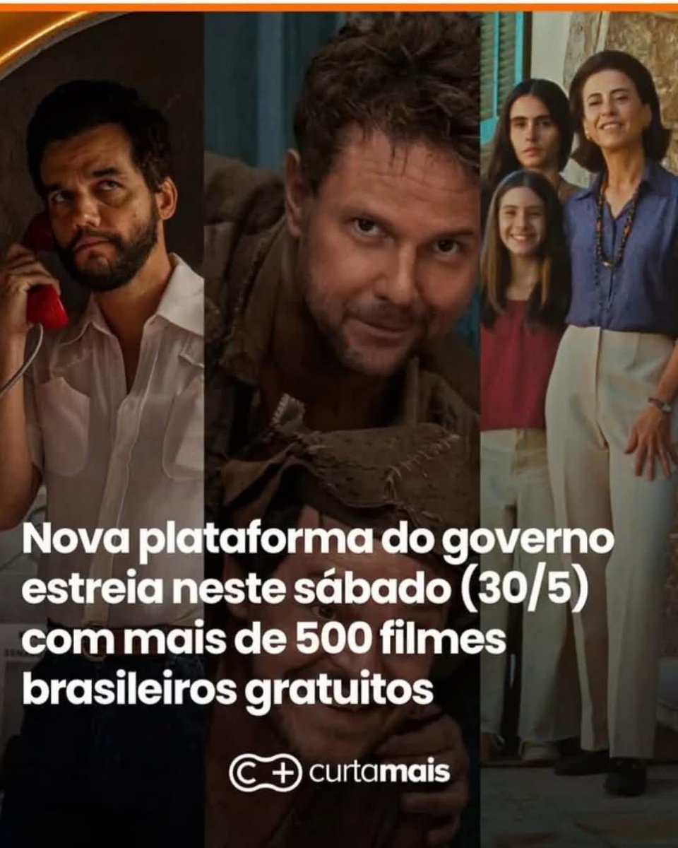 vilson_arruda's tweet photo. Neste sábado (30.05), o presidente Lula lançou oficialmente o Tela Brasil, que é uma plataforma pública e 100% gratuita de streaming lançada pelo Governo Federal
Serviço criado para democratizar o acesso e dar visibilidade a produções do cinema nacional, reúne mais de 500 filmes https://t.co/YxtU1XiRnc