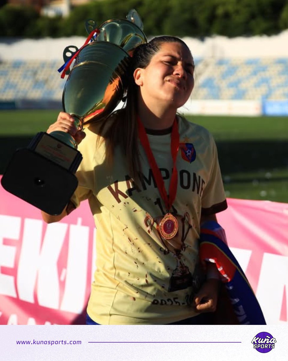kunasports's tweet photo. 🙋🏻‍♀️En la gran final del Final 4 de la Categoría Superior vencieron al FK Apollonia por 2-0, con Cristi arrancando de titular y Cata saliendo desde el banco.

👏🏻¡Felicitaciones campeonas!

#KuñaSports💜 https://t.co/1eNMurBUKG