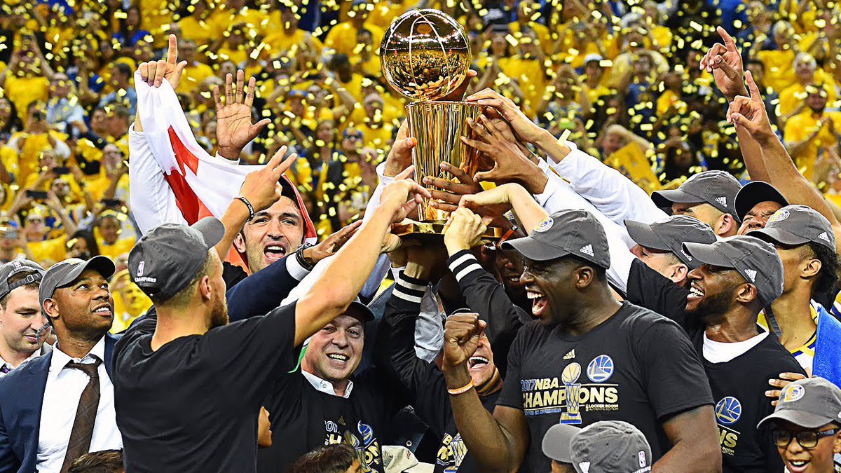 warriorsbrasil's tweet photo. Após a eliminação do Oklahoma City Thunder, o Golden State Warriors permanece como a ÚLTIMA FRANQUIA da NBA a vencer dois campeonatos consecutivos, nos anos de 2017 e 2018.

🏆🏆 https://t.co/Y3xUauJc7K