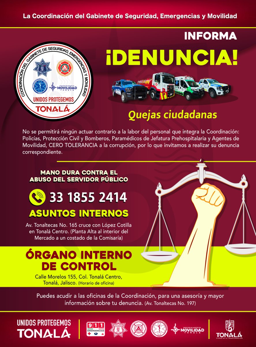 Coordinación de Seguridad y Emergencias Tonalá tweet media