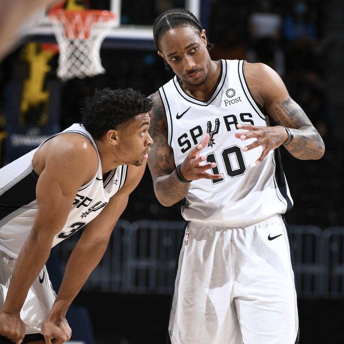 PolymarketHoops's tweet photo. Keldon Johnson deserves his flowers:

Drafted to San Antonio and played behind DeMar DeRozan in 2019 through 2021.

Immediately got sent to the bench and saw a decrease in his minutes while questioning if the team might be moving him.

To now playing alongside Wemby and being a mentor to the young guys and reaching the Finals with the Spurs.

You LOVE to see it. 🙏