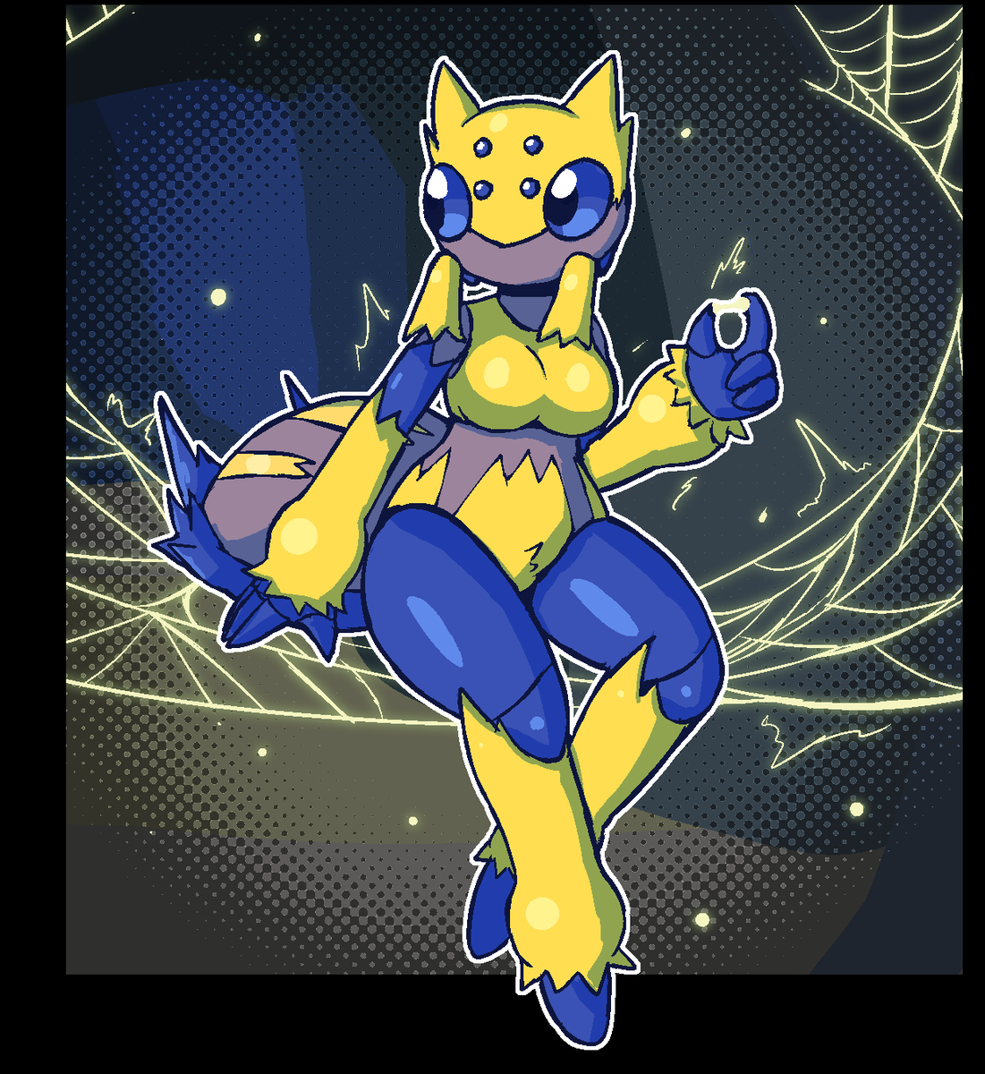 LizardFungus's tweet photo. Galvantula but I forgot. - Pokemon series (1996) https://t.co/6B6bt6n6qn