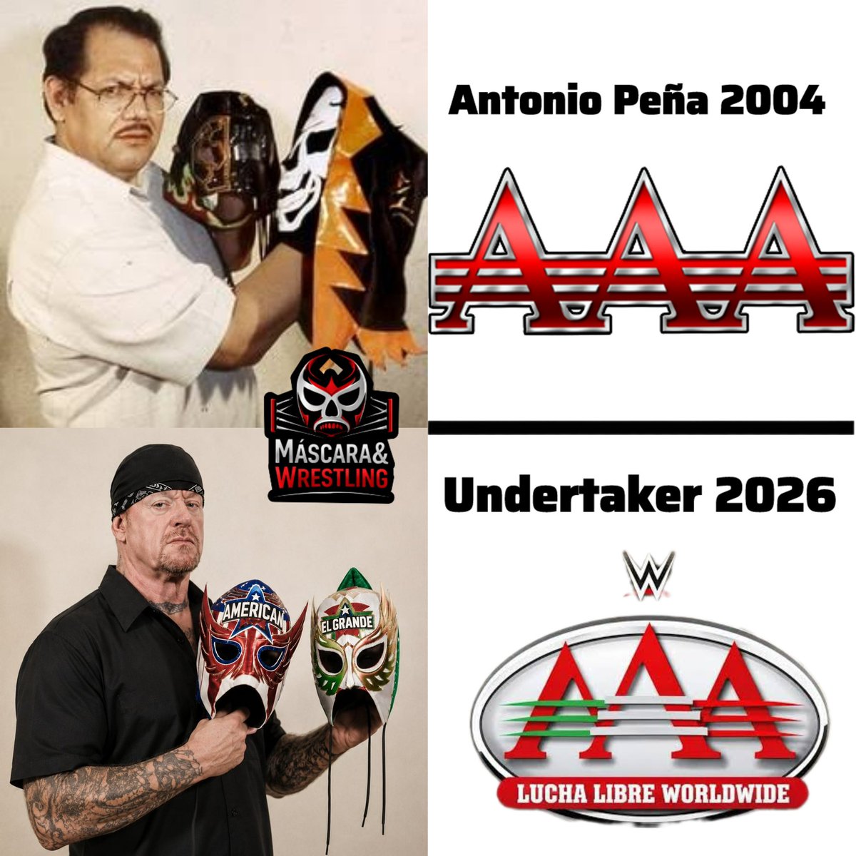 AndreiPrad0z's tweet photo. Thank you @undertaker and @luchalibreaaa 👏👏👏

#AAANochedelosgrandes https://t.co/nFnQs0ywVK