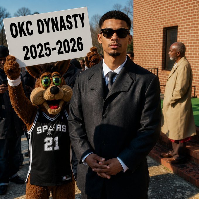 cristeven's tweet photo. @spurs Wemby &amp; Spurs dynasty has begun. https://t.co/FL5VfTnFtH