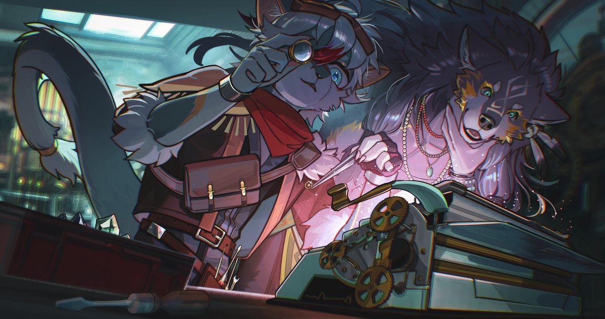 C_Chuxue's tweet photo. Let us see this gear...
🐺: @2575953976Rmzw 
🎨: @RAYWolf_ https://t.co/bwpmnTaeo5