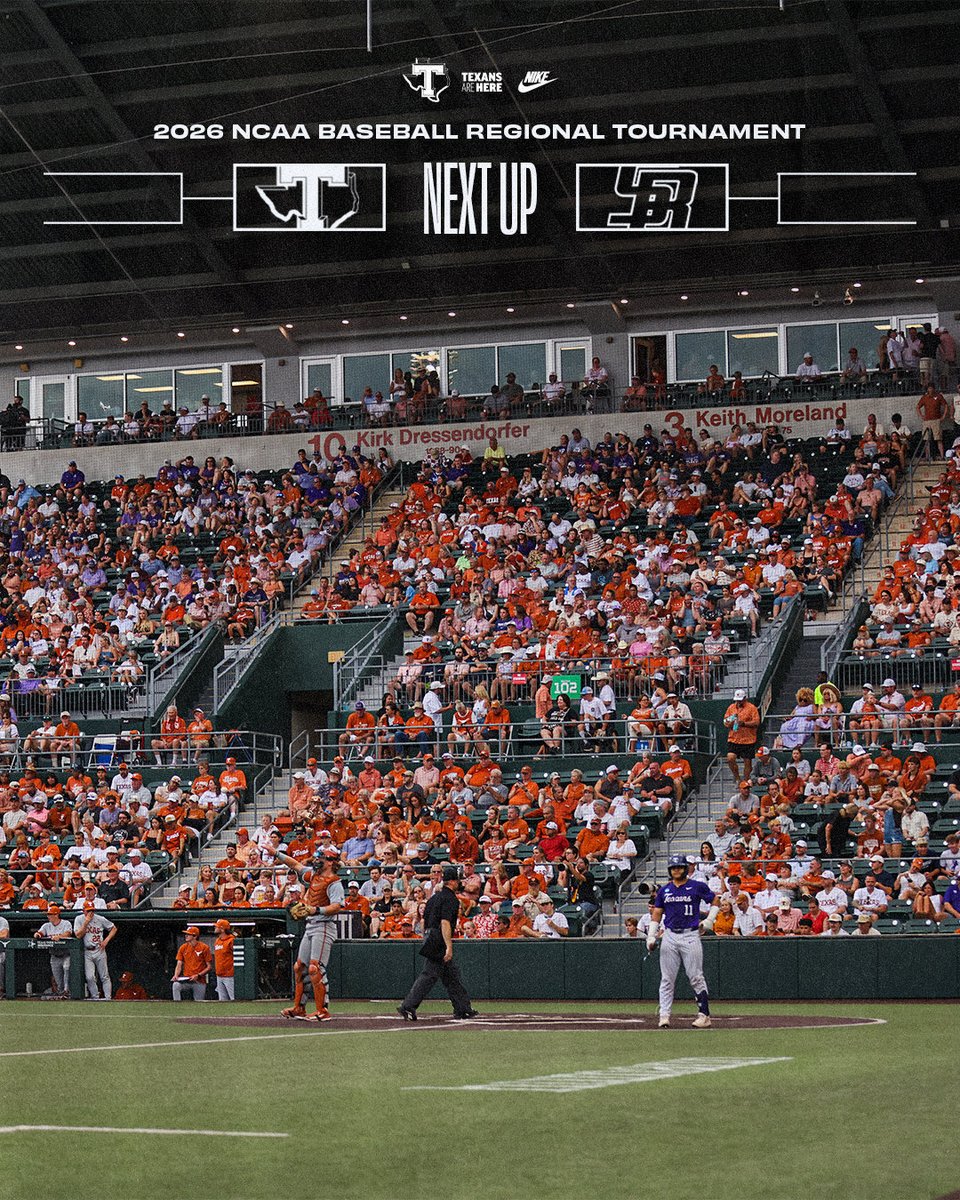 TarletonBase's tweet photo. Tough one tonight, but our run in the NCAA Regional continues! We’re taking on UC Santa Barbara in an elimination game at 12 p.m. tomorrow in Austin https://t.co/Z4mP9El4DD