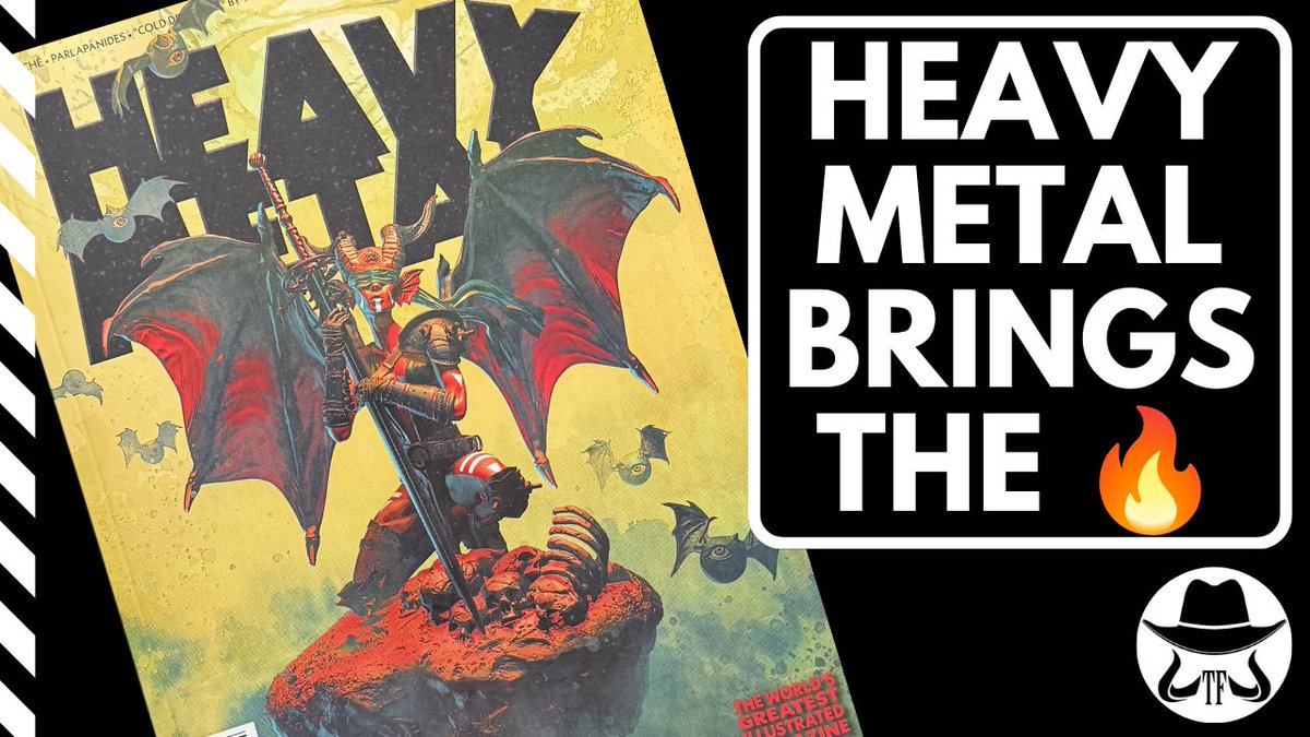 TennesseeFats's tweet photo. Review Done!  Fun things found in this one and a VERY difficult financial discussion afterwards...

🤘Heavy Metal Number 5 ⚔️ Should I be concerned?🤔 #heavymetal #booktube https://t.co/0JiaISmQS9 via @YouTube

#heavymetalmagazine #scifi #fantasy https://t.co/WDKYzxqt40