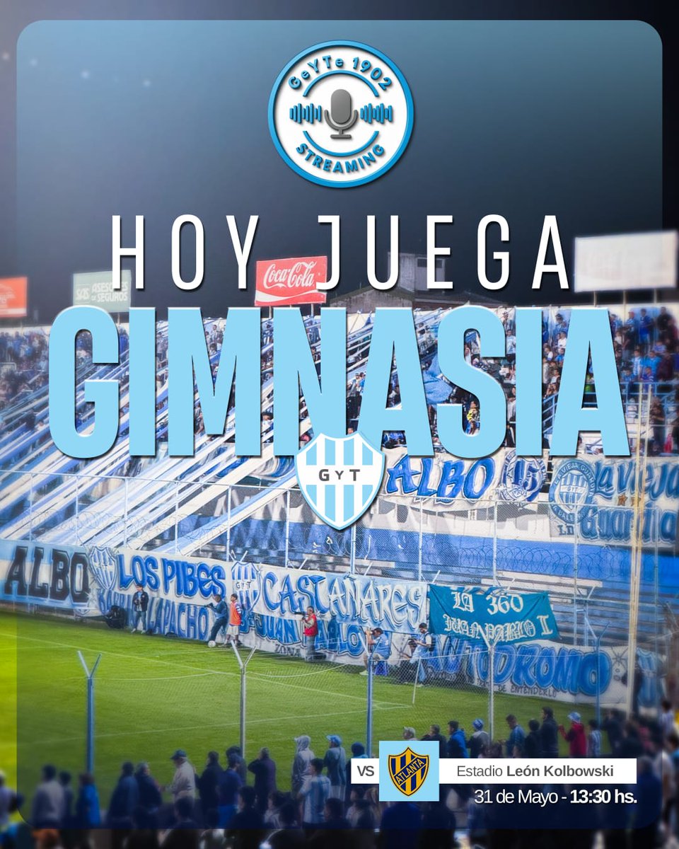 GeYTe1902Stream's tweet photo. 𝑯𝑶𝒀 𝑱𝑼𝑬𝑮𝑨 𝑮𝑰𝑴𝑵𝑨𝑺𝑰𝑨 

📌Primera Nacional.
📆 Fecha 16:
🆚Atlanta.
🏟️ León Kolbowski.
🕓 13.30 hrs.
👤 Juan Cruz Robledo.
👥 Adrian Delbarba y Federico Lapalma.
📺 LPFPlay. https://t.co/gEvlKwTkhR