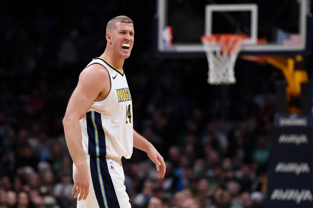 NuggetsLead's tweet photo. 🚨: BREAKING: Former Nugget Mason Plumlee ks headed to the Finals 🔥

GOOD LUCK PLUMDOG 💍 https://t.co/FriRuWLFS9